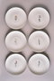 Hermia Juego de Platos de Servicio de Porcelana de 27 cm, 6 Piezas, Multicolor